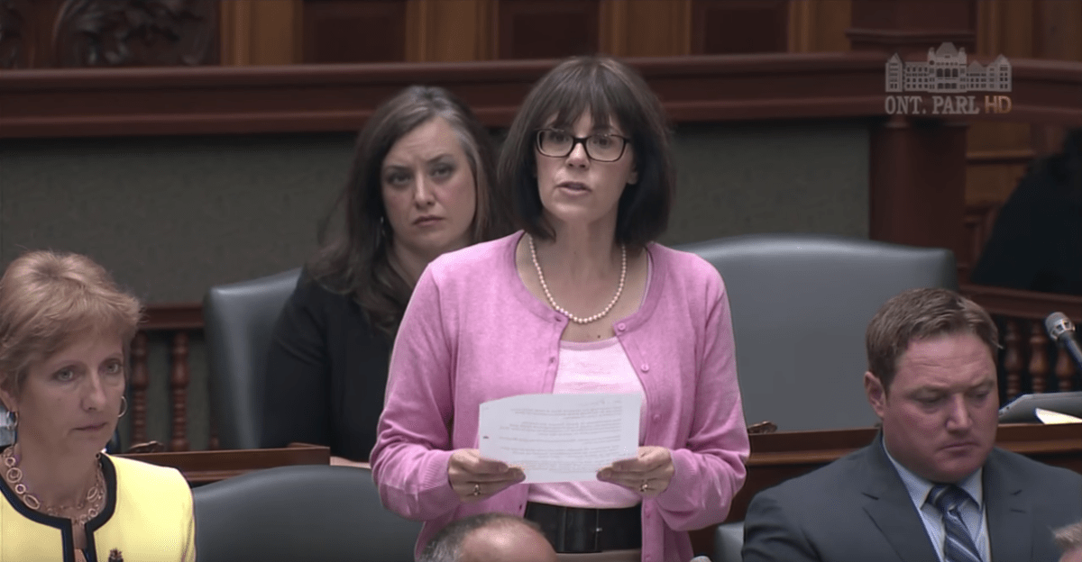 Teresa Armstrong at Queen's Park in October 2017.