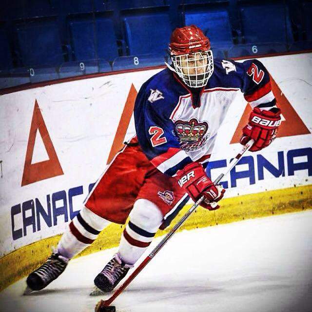 Tristan Morrissette-Perkins playing hockey. Photo courtesy of Morrissette-Perkins family