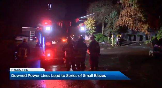Fire crews on scene in Southlands on Friday morning.