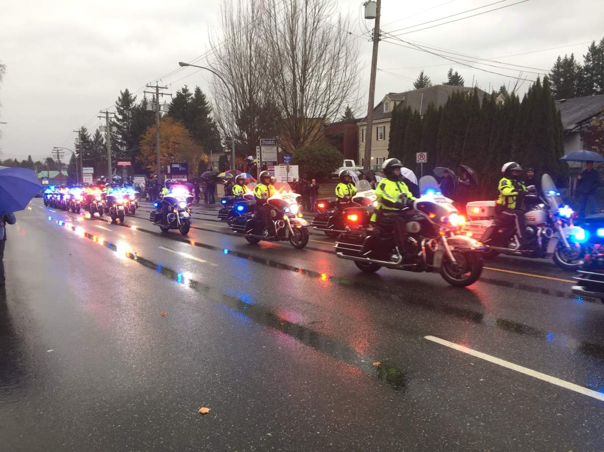 In pictures: Emotional memorial for fallen Abbotsford officer John Davidson - image