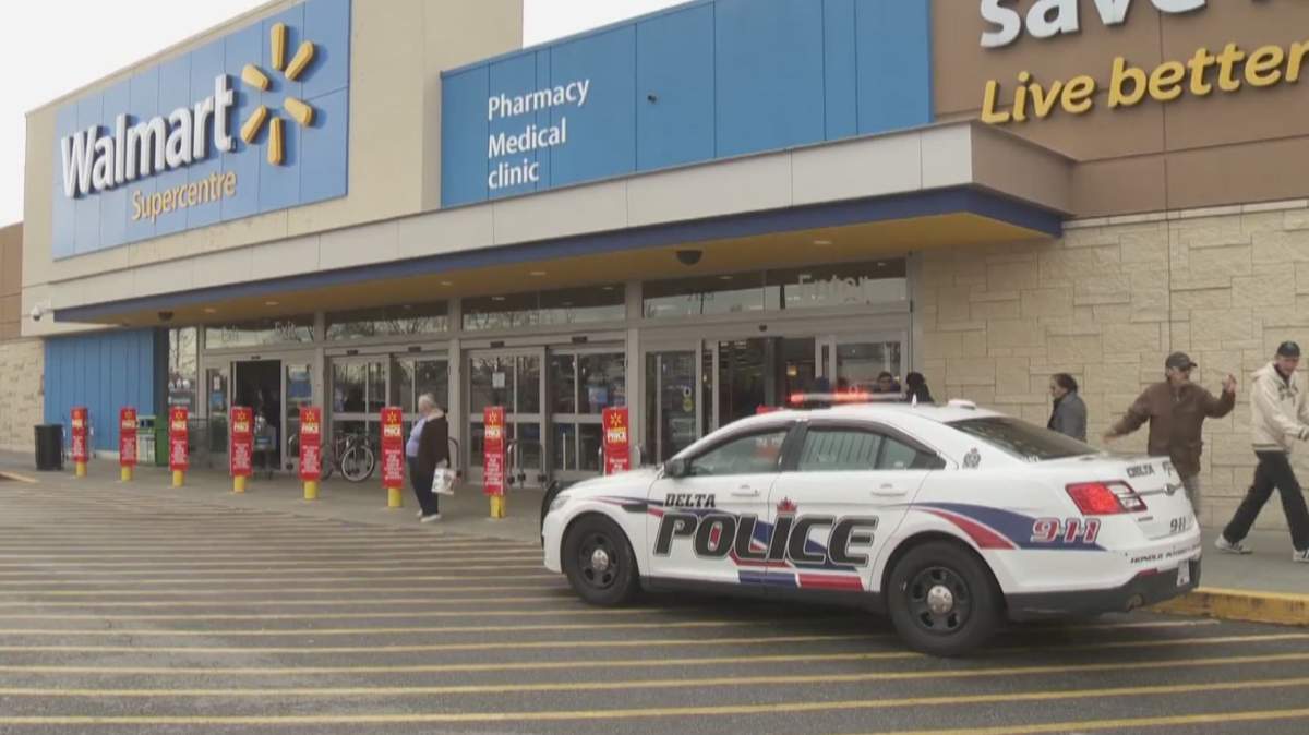 Delta Police are investigating after a stabbing at a Delta Walmart.