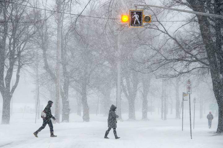 FILE- Environment Canada has issued a special weather statement for Nova Scotia. Snow is expected to spread across the province on Christmas day.