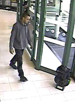Police are looking for a man between the ages of 25 and 30, who may have been involved in the theft of a bust from Lachine city hall. Photo courtesy Montreal police.