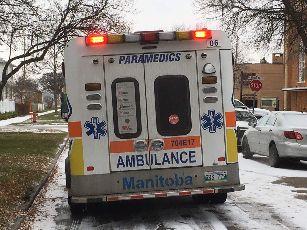 A Winnipeg ambulance.