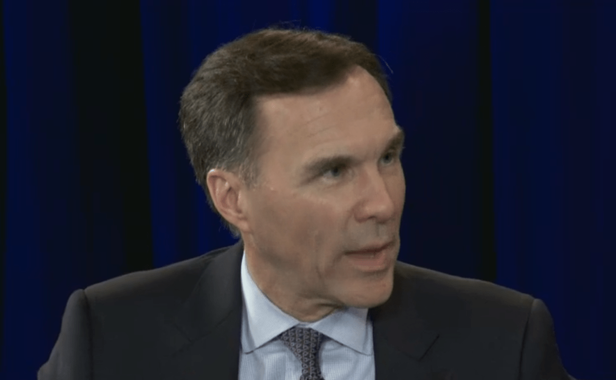 Finance Minister Bill Morneau, in a conversation with Global BC anchor Sophie Lui.