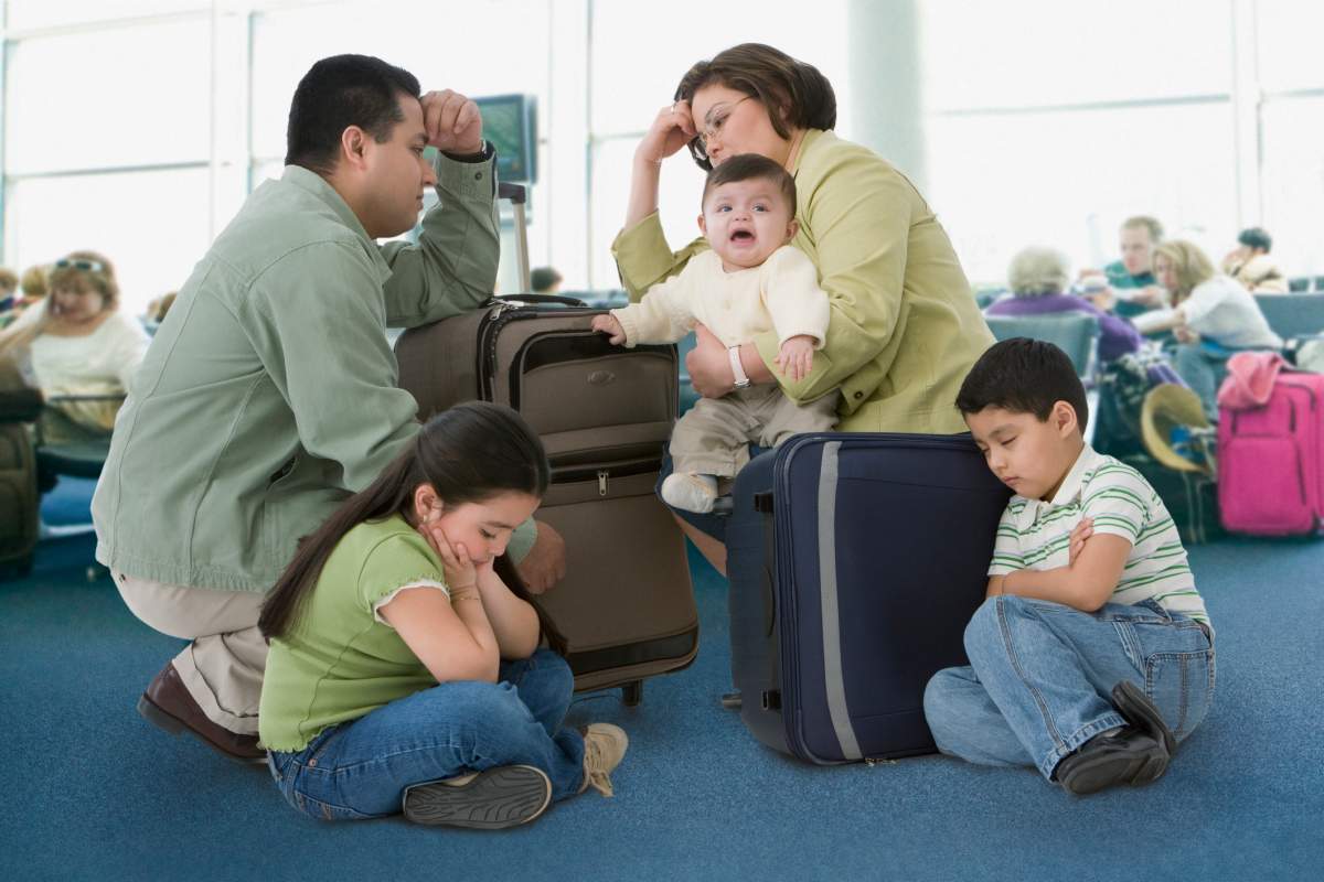 Be prepared a head of time and bring distractions for your little one, parenting experts say.