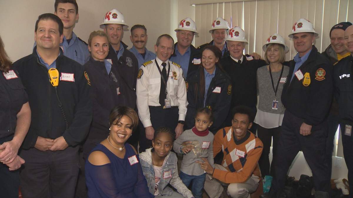 The Winnipeg Fire Paramedic Service helped build a Habitat for Humanity house this summer.