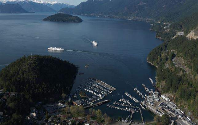 Horseshoe Bay ferry terminal .