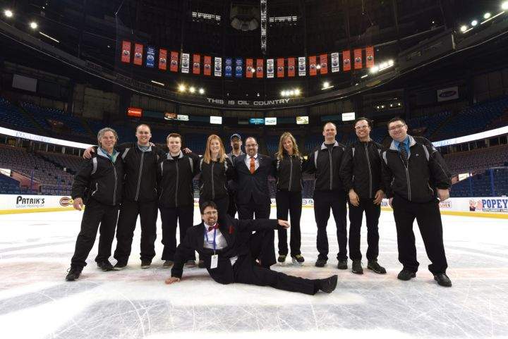 A photo taken on the day of the Oilers’ final game at Northlands Coliseum in April 2016.