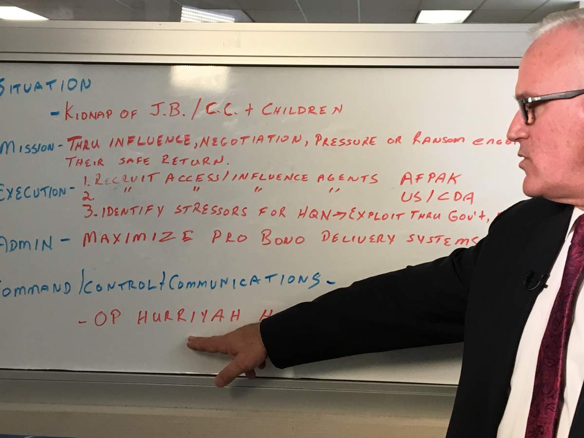 The ICEN Group CEO Andy Ellis in the company’s board room in Vaughn, Ont.