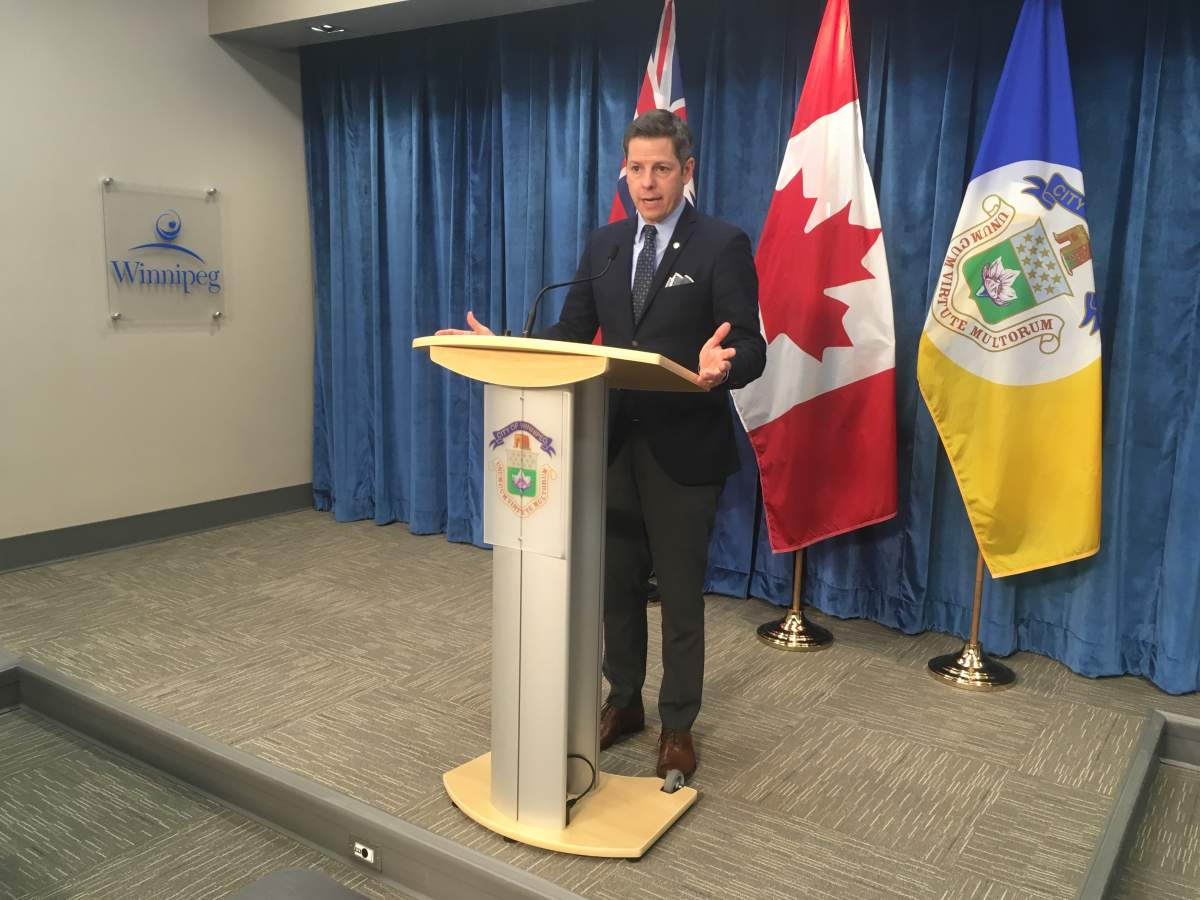 Winnipeg Mayor Brian Bowman.