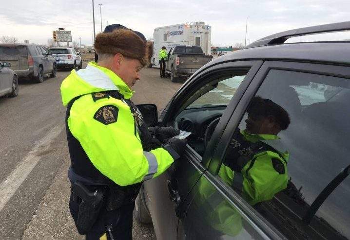 Checkstops were conducted in some of the busiest areas across the province including Highway 2 north of Moose Jaw, Highway 39 outside of Estevan and Highway 6 in Southey.