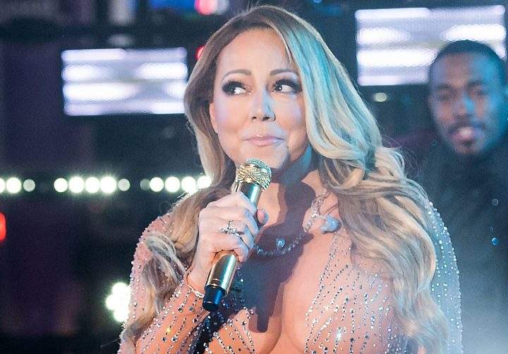 Mariah Carey performs during New Year's Eve 2017 in Times Square on December 31, 2016 in New York City.