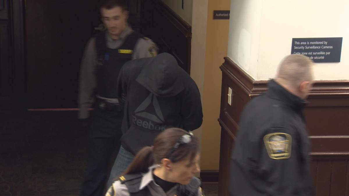 Matthew Albert Percy appears in court on Tuesday Dec. 5, 2017 on charges of sexual assault and voyeurism.