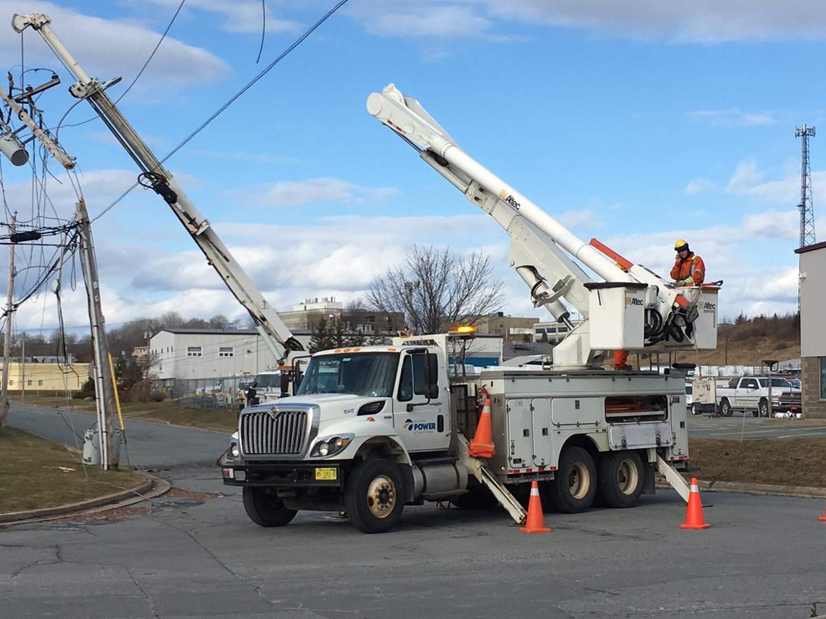 During the storm, wind blew trees into power lines, broke poles,
and snapped lines, causing over 150,000 customers to lose their
power over the holiday weekend.
