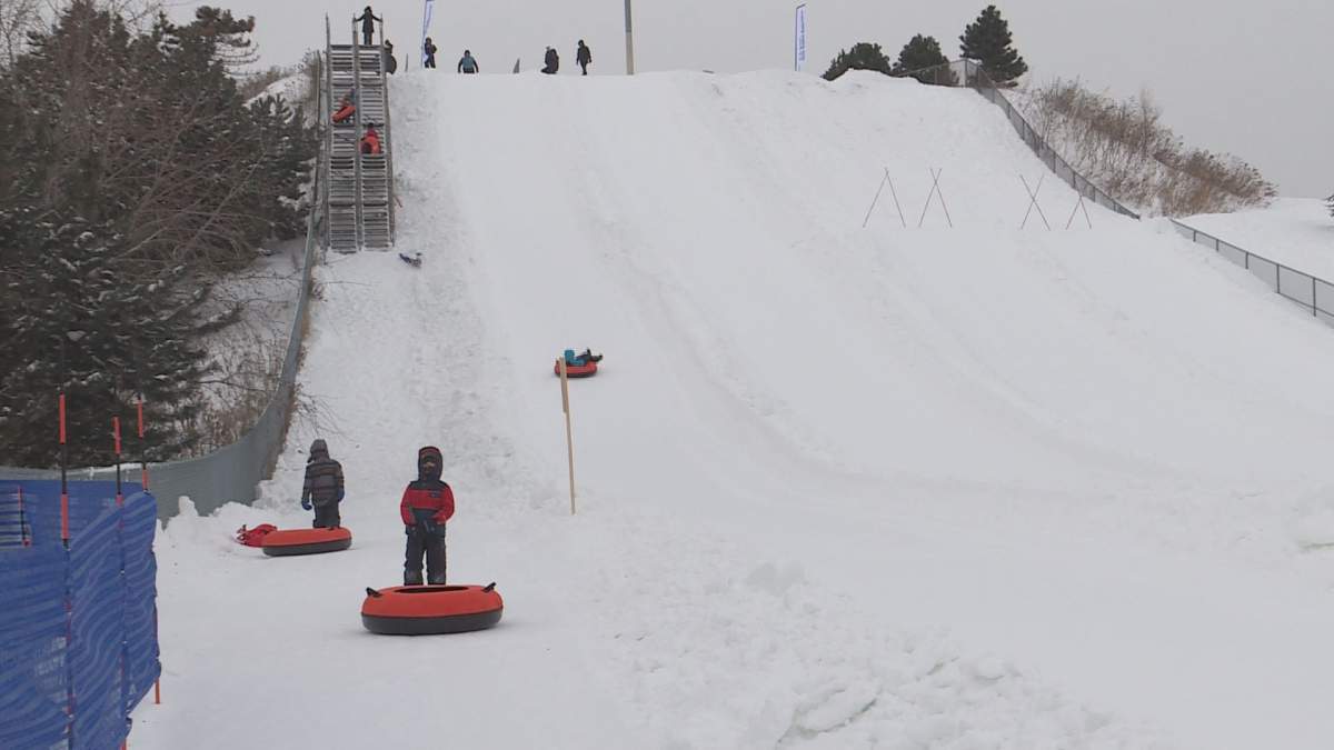 Pente à Neige has launched a new snow-tubing run at Ignace Bourget Park. Dec 29, 2017.