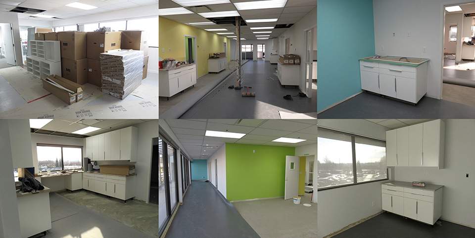 RAPS’ new animal hospital, currently under construction.