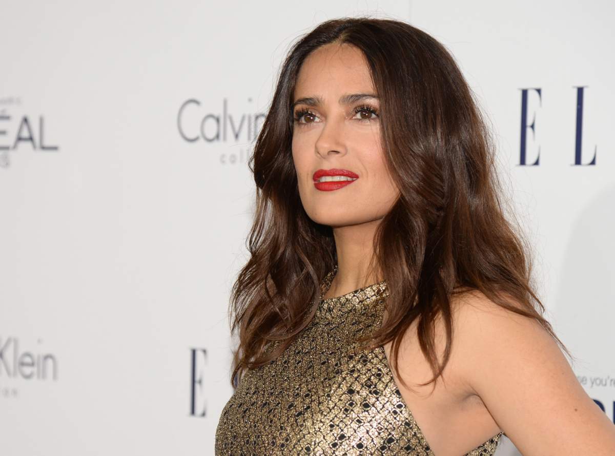 Salma Hayek attends the 22nd Annual Elle Women in Hollywood Awards in Beverly Hills on October 19, 2015.