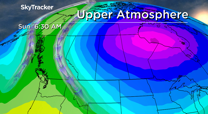 The polar vortex slides into Saskatchewan, Manitoba and northern Ontario for Christmas Eve.