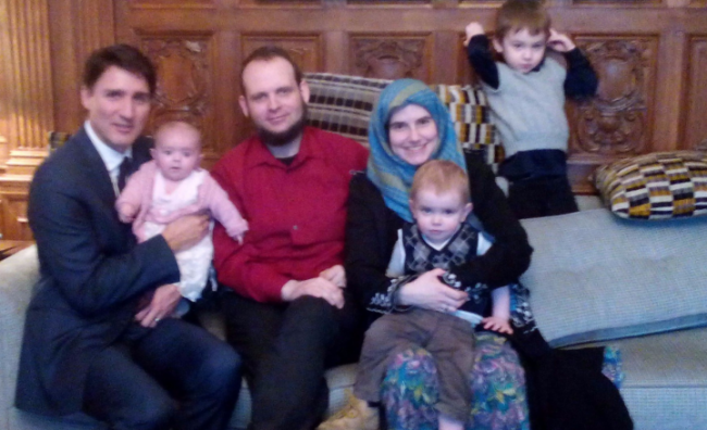 A Twitter account named The Boyle Family posted this photo on Dec. 19.