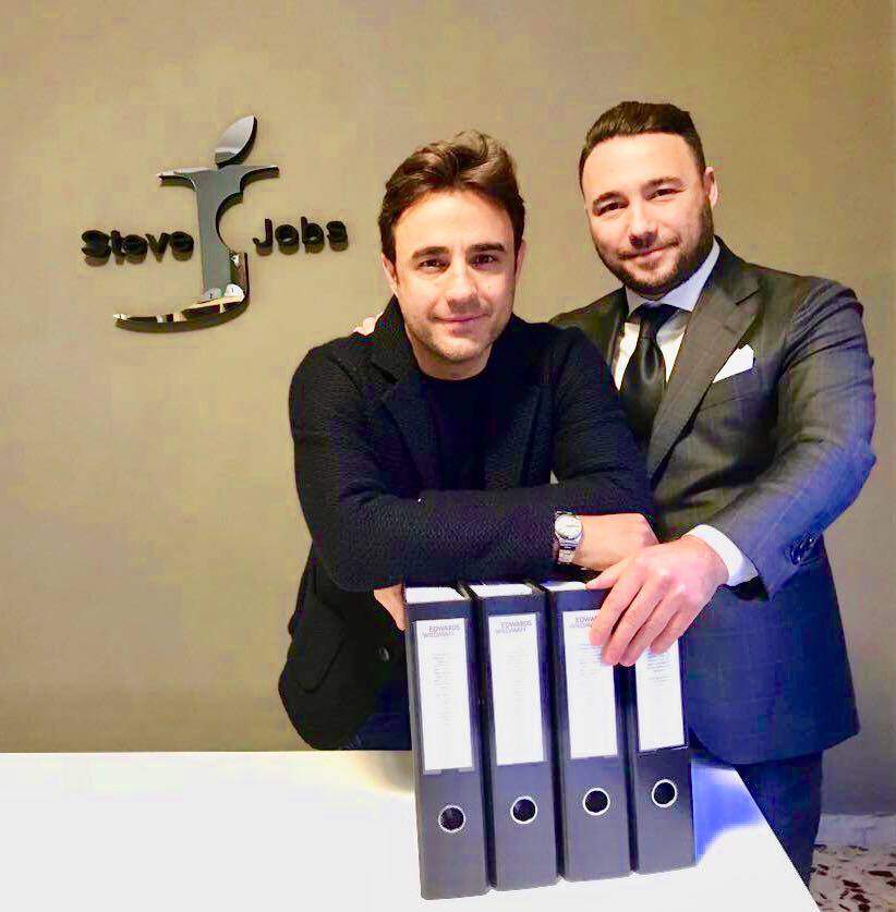 Vincent and Giacomo Barbato of Steve Jobs Inc won a trademark battle against Apple. 