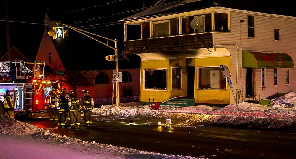 Firefighters were on scene for about an hour and a half.