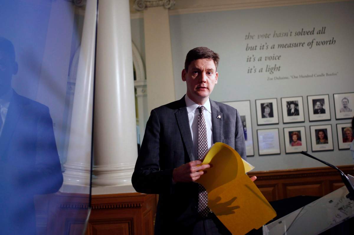 Attorney General David Eby at the Legislature in Victoria, B.C., on Thursday, November 23, 2017.