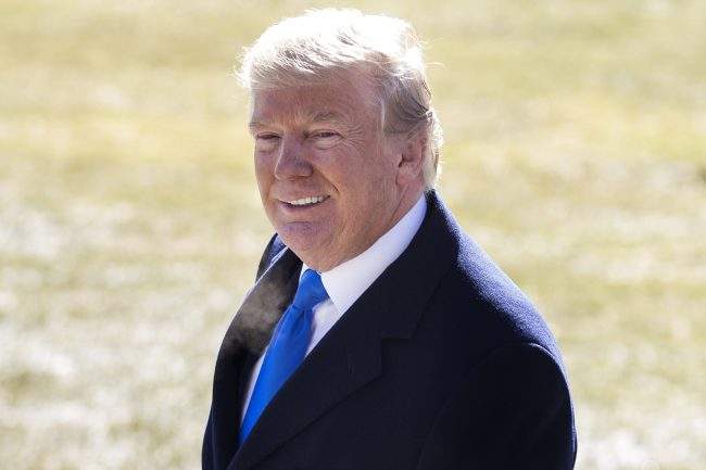 US President Donald J. Trump walks across the South Lawn to depart by Marine One, at the White House in Washington, DC, USA, 05 January 2018. 
