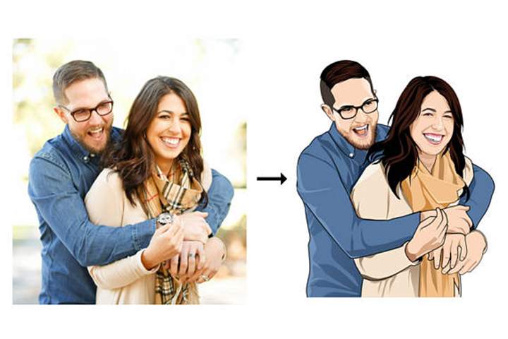 Do you have a favourite picture of you and your partner? Maybe it’s your first selfie, wedding portrait or a photo from your favourite vacation. Either way, Magic Illustrations turns photos into pieces of art. However, each illustration is a digital copy, which means you will have to do the printing and framing yourself.
