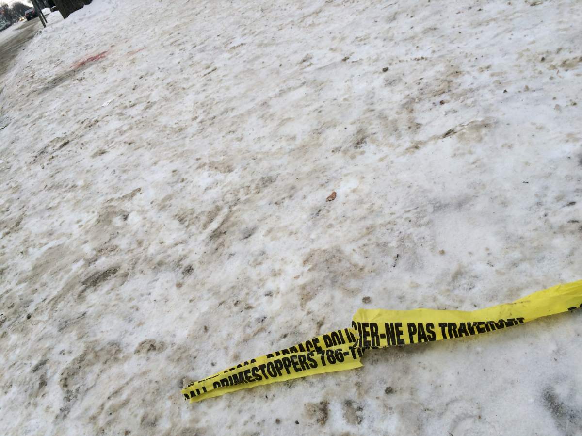 Police were at the 700-block of Corydon Avenue early Sunday morning. 