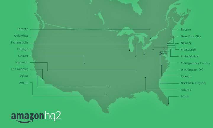 Toronto only Canadian city shortlisted for Amazon HQ2 - image