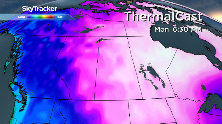 Arctic air plunges back into central Saskatchewan to kickoff the third week of 2018.