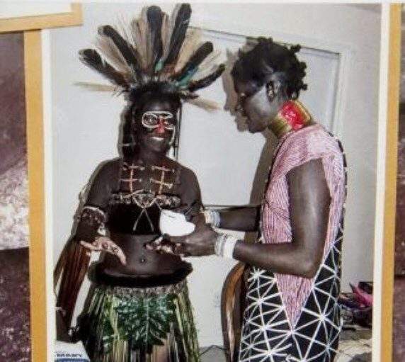 Cst. Katrina Aarts, right, can be seen in blackface, in this Instagram photo.