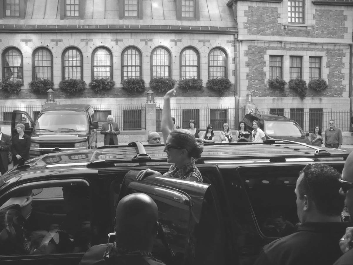 Leonardo Dicaprio. Celine Dion, Alfred Hitchcok, Queen Elizabeth II, Paul McCartney and Steven Spielberg are just a few of the celebrities who have stayed at the Château Frontenac.