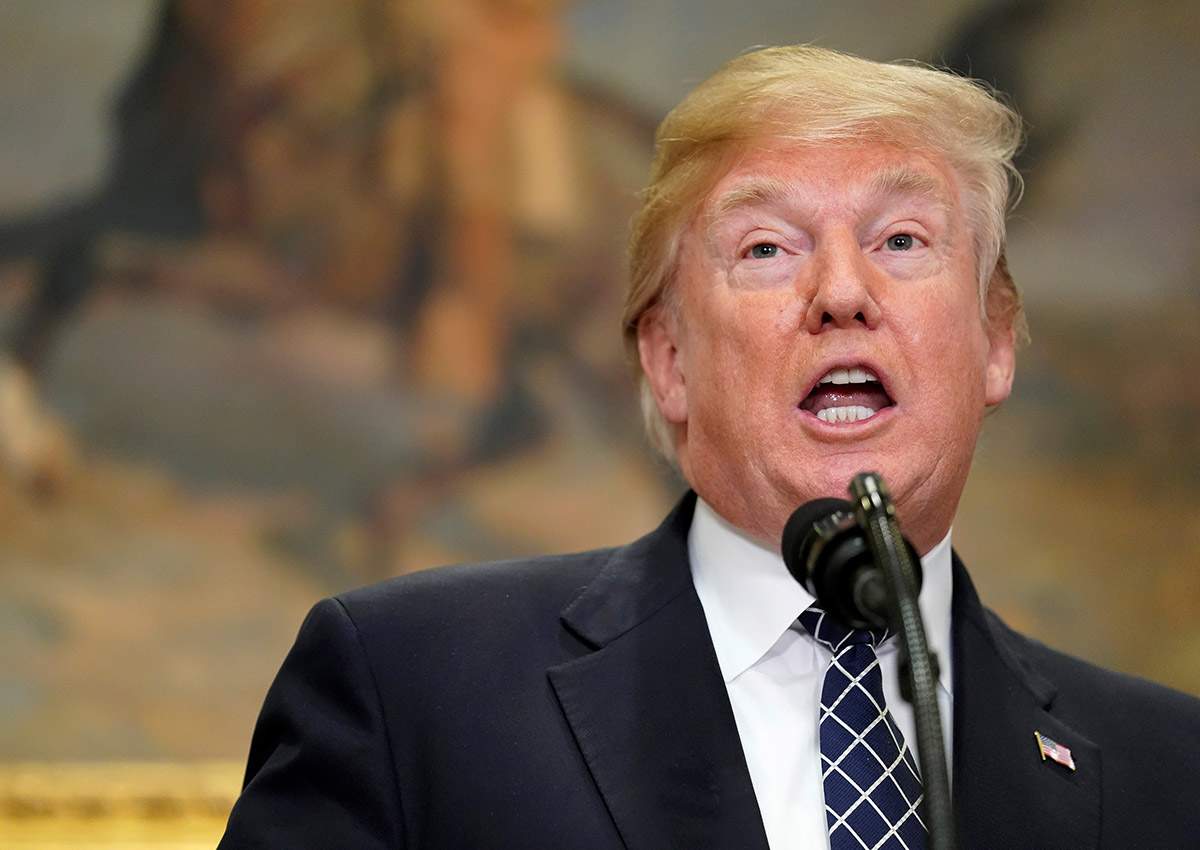 U.S. President Donald Trump speaks before signing a proclamation to honour Martin Luther King Jr. day in the Roosevelt Room of the White House in Washington, U.S., January 12, 2018.