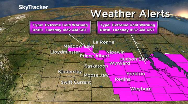 Environment Canada has end all extreme cold warnings in Saskatchewan.