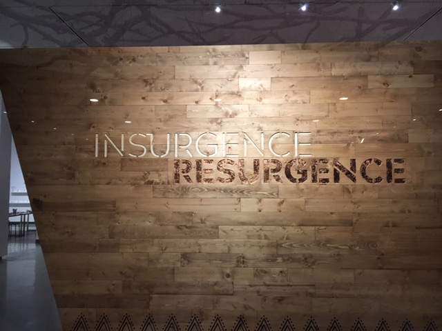 Part of the Insurgence/Resurgence Exhibit at the Winnipeg Art Gallery.