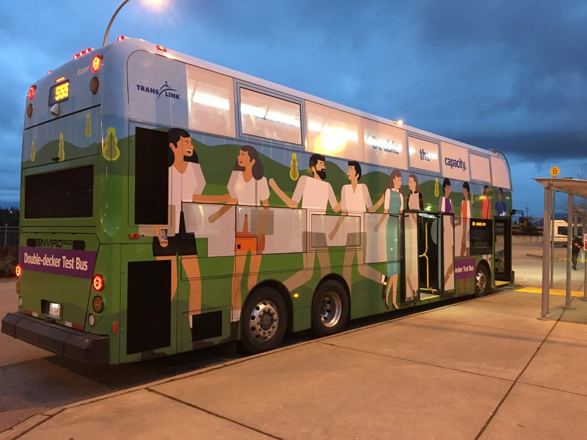 TransLink plans to purchase 32 of these double-decker buses by 2019 (Ted Field).