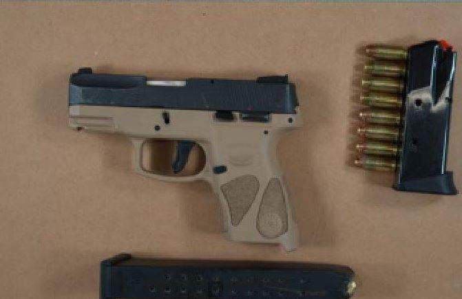London police seized a loaded handgun, magazine, drugs, and cash on Jan. 11, 2018.