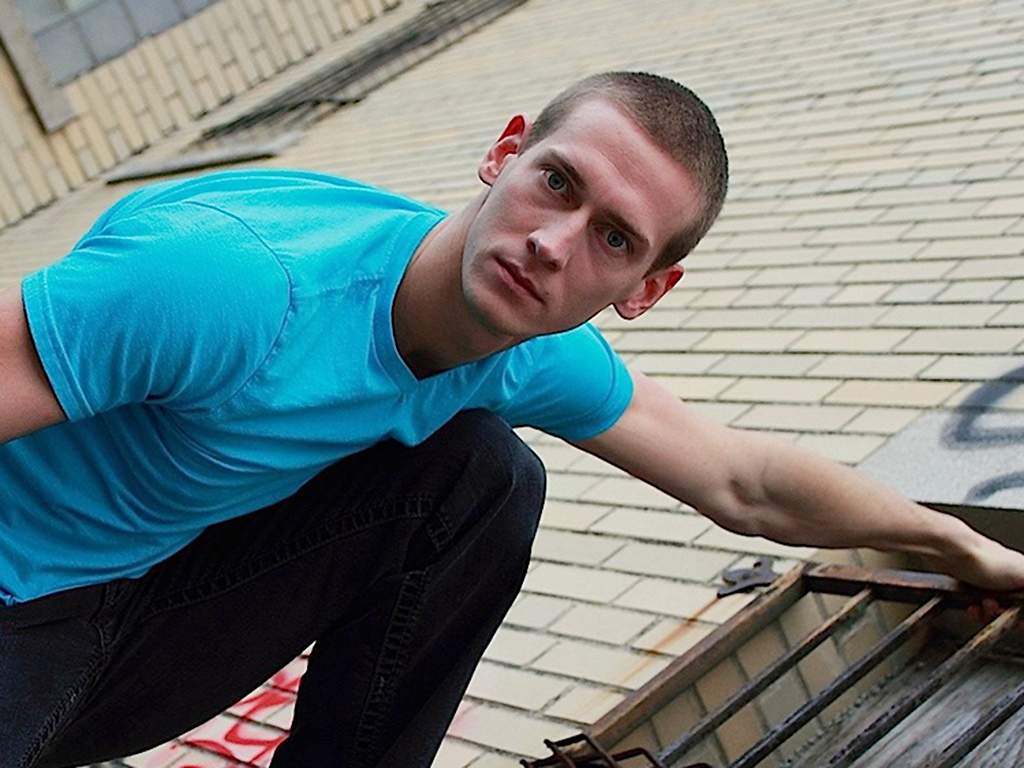 'The Walking Dead' stuntman John Bernecker poses in this undated photo.