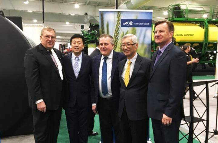 A memorandum of understanding has been signed with a World Trade Centre in China to grow agricultural trade.