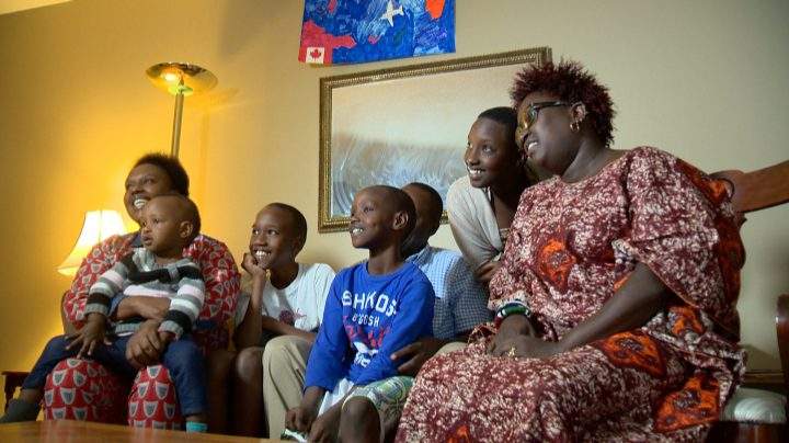 The elementary school was recognized for the two-year effort to sponsor a refugee family from Burundi.