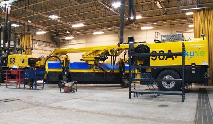 Skyxe Saskatoon Airport holds grand re-opening celebration for its newly renovated maintenance operations centre.