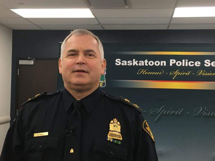 Saskatoon Police Service Supt. David Haye.