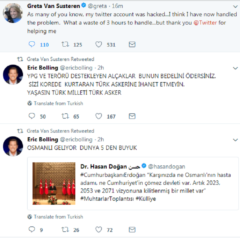 Twitter accounts that Trump follows hacked by group calling itself ‘Turkish cyber army’ - image