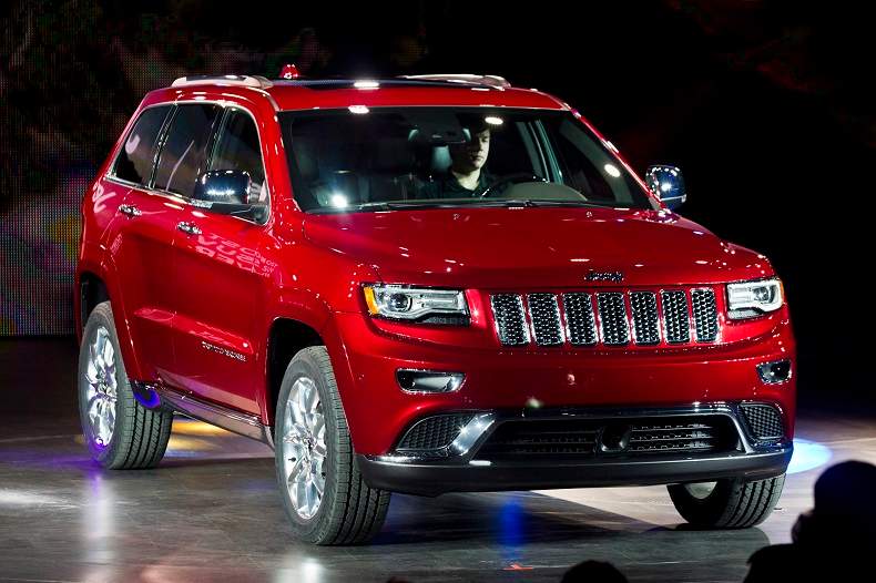 The 2014 Jeep Grand Cherokee is introduced at the North American International Auto Show in Detroit.