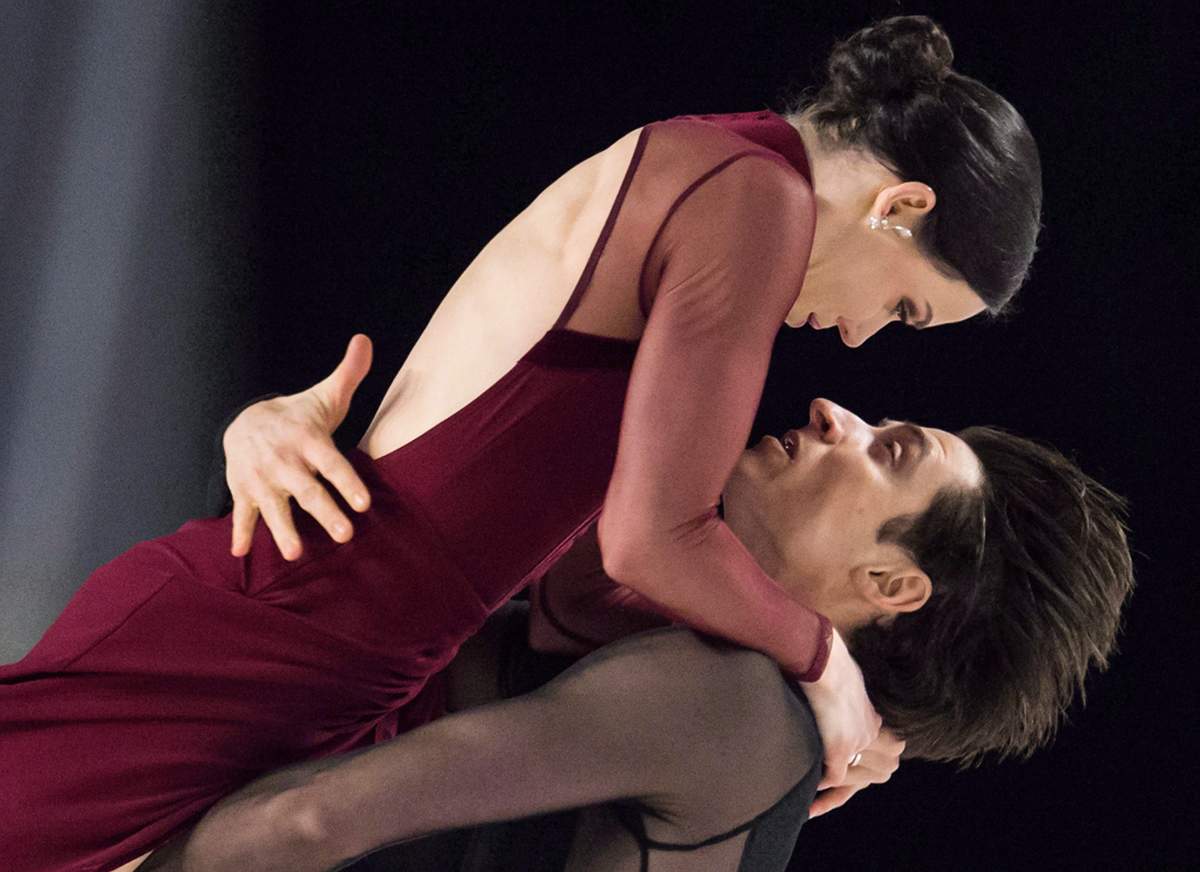Tessa Virtue, left, and Scott Moir perform their free dance during the Canadian Figure Skating Championships in Vancouver, B.C., on Saturday Jan. 13, 2018. Virtue and Moir are among the Canadian athletes to watch in Pyeongchang.