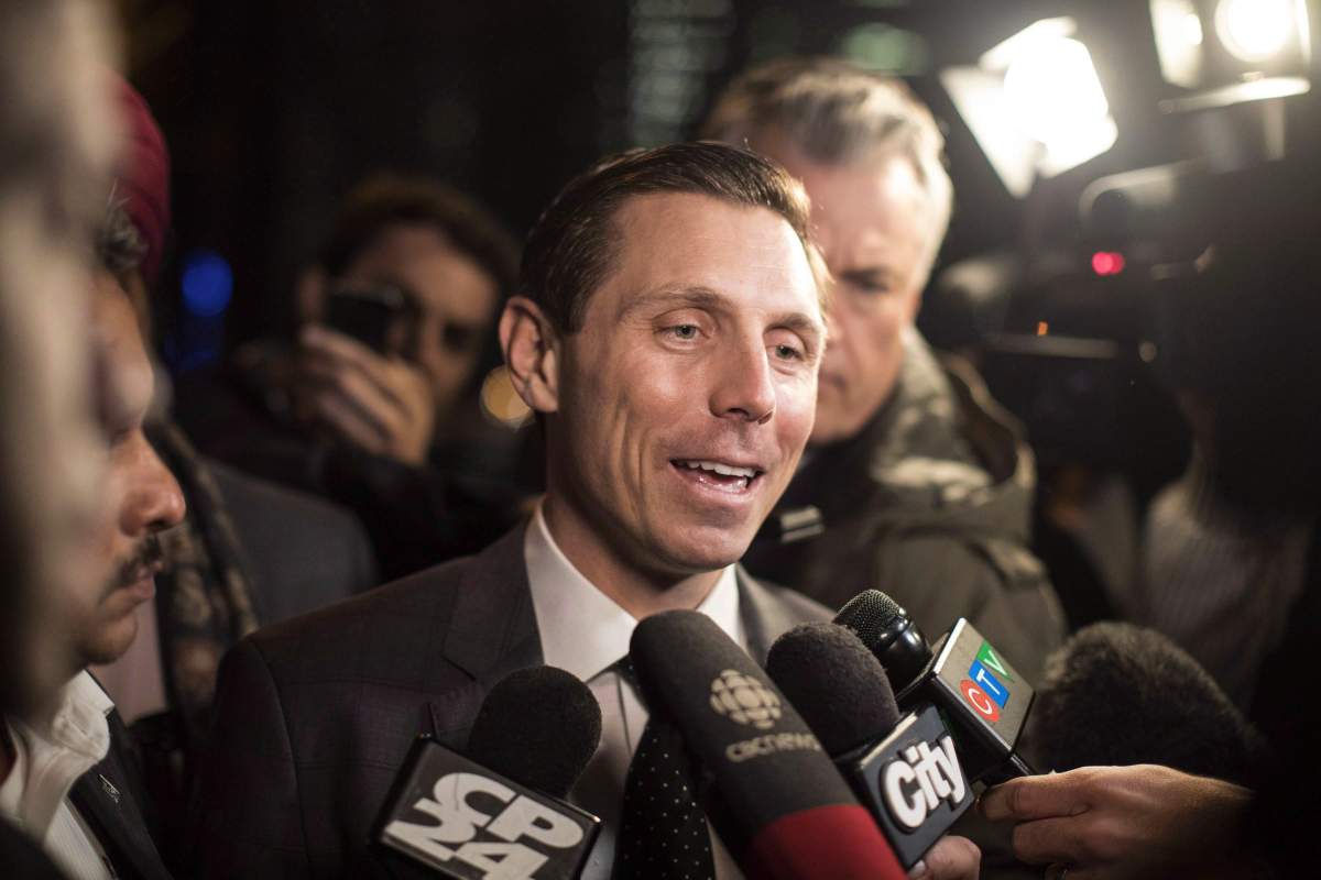 Ex-Ontario PC Leader Patrick Brown appears in a file photo.
