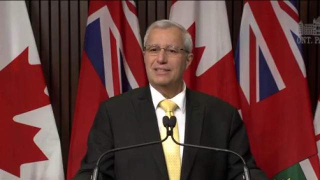 Ontario Finance Minister Vic Fedeli.