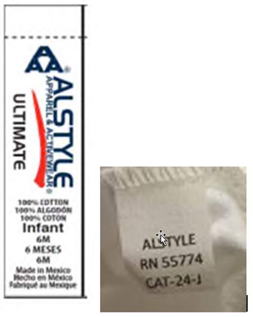 Over 100,000 baby onesies sold in Canada recalled due to choking hazard - image